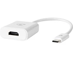 Nedis USB-Adapteris USB 3.2 Gen1 - USB-C™ Stecker, HDMI™ Ausgang, 0.20 m, rund, vernickelt, PVC, baltas