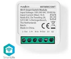 Šakotuvas Inteligentny jungiklis Nedis SmartLife WIFIWMS10WT Wi-Fi