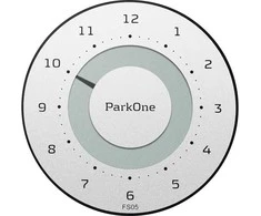 „ParkOne“ išskirtinis – elektroninis parkavimo diskas, metalinis