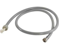 NEOPERL Žarna PVC pilka 1/2" tiesi x 3/4" kampinė 2500 mm. Šaltam techniniam vandeniui