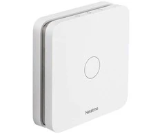 Netatmo išmanusis anglies monoksido detektorius, anglies monoksido detektorius, baltas, montuojamas ant paviršiaus, plastikinis, vokiečių, olandų, anglų, ispanų, prancūzų, italų k., „Homekit“