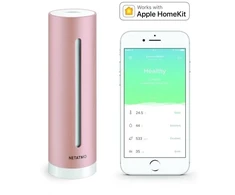 Netatmo išmanusis patalpų oro kokybės monitorius, oro kokybė, drėgmė, triukšmo lygis, temperatūra, belaidis, Wi-Fi, 802.11b, 802.11g, Wi-Fi 4 (802.11n), 2400 MHz, 0–50 °C