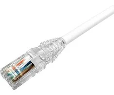 Netconnect Commscope Patch kabelis Cat.6 UTP 2m HF baltas