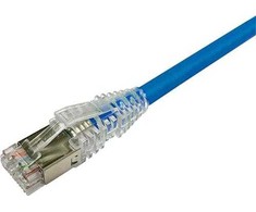 Netconnect Commscope Komutacinis kabelis Cat.6A STP 0,5m HF mėlynas