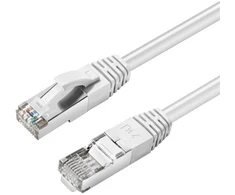Tinklo kabelis, MicroConnect, CAT6A S/FTP, 500 MHz, baltas, 20 metrų