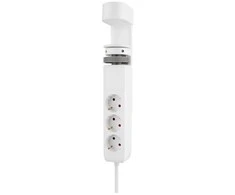Neomounts | Desk socket with clamp and USB-C and USB-A jungtys - Quick charge | DS22-840WH6