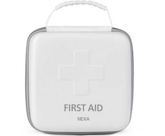 Nexa FHD Pirmosios pagalbos rinkinys 39 dalys Kietas korpusas Baltas