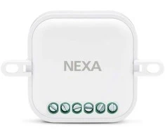 Nexa WBT-2202 įleidžiamas siųstuvas 230 V įjungimas/išjungimas/pritemdymas, 2 kanalai