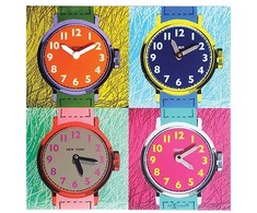 NeXtime laikrodis 8158 Time Zones, 43x43.4 cm, sieninis, įvairiaspalvis