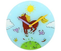 NeXtime laikrodis 8812 Jump for joy, Ø30 cm, sieninis, mėlynas / įvairiaspalvis