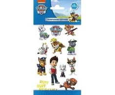 Globos Europe Bv Nickelodeon Netikrų tatuiruočių popierius „Paw Patrol“ vaikams, 12 vnt.