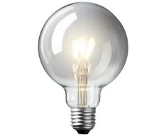 Nielsen_Light DEKORATYVINĖ LED LEMPUTĖ 3W GLOBE Ø95 TAMSIAI TONUOTAS STIKLAS