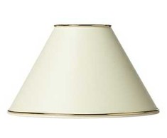 Nielsen_Light MARIE ŠVIESTUVO TAURIUKAS, 15,0 CM AUKŠTIS, KREMINĖS SPALVOS, SU AUKSINIU KRAŠTU