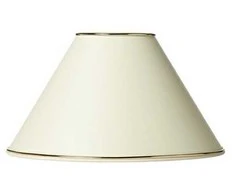 Nielsen_Light MARIE ŠVIESTUVO TAURIUKAS, 17,0 CM AUKŠTIS, KREMINĖS SPALVOS, SU AUKSINIU KRAŠTU