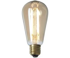 Nielsen_Light LED 4W dekoratyvinė lemputė „Drop de Prabangi“ auksinio stiklo