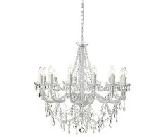 Nielsen_Light „Imperial“ 12 rankų baltas sietynas