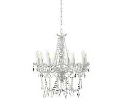 Nielsen_Light „Imperial“ sietynas su 8 svirtimis, baltas