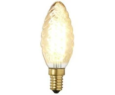 Nielsen_Light 4W auksinė žvakė susukta - 320 liumenų - K 2200
