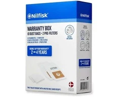Nilfisk garantinis paketas „Neo“ ir „One“ dulkių siurbliams