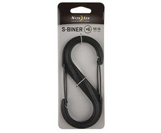 Niteize Nite Ize S-Biner Dual #6 kabliukas, juodas plastikas (SBP6-03-01BG)
