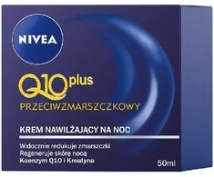 Nivea Q10 stangrinantis, regeneruojantis naktinis kremas nuo raukšlių, 50 ml