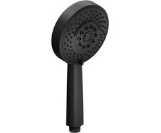 Nobili Rankinis dušas Upcity 12 cm + 4 purkštukai matinis juodas