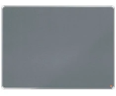 Nobo Premium Plus veltinio skelbimų lenta 1200x900mm, pilka, aliuminis, aliuminis, veltinis, standartinė, 1205 mm