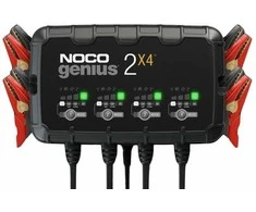 Noco GENIUS2X4 8A 4 bankų akumuliatorių įkroviklis