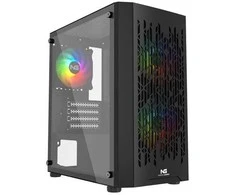 „Nordic Gaming NGC-1143“, Mini bokštas, PC, Juoda, „micro ATX“, Mini ATX, Žaidimams, Kelių įrenginių