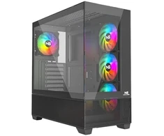 „Nordic Gaming NGC-1150“, Bokštas, PC, Juoda, ATX, micro ATX, Mini ATX, Žaidimams, Kelių įrenginių