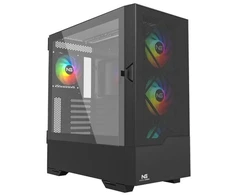 „Nordic Gaming NGC-1167“, Bokštas, PC, Juoda, ATX, micro ATX, Mini ATX, Žaidimams, Kelių įrenginių