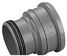 Wavin Keičiamoji įvorė 50 mm PP/HT - pilka, plastikiniam smailiam galui