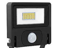 Nordlux Michelle prožektorius 20 W - 2200 lm 840 IP65 PIR, 2 m kabelis, juodas