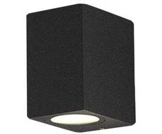 Nordtronic Alba - Sieninis šviestuvas Įmontuojamas LED 8W 3000K - Stačiakampis grafito pilkos spalvos