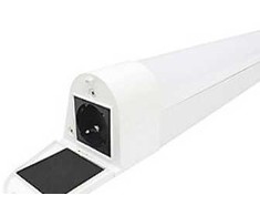 Sieninis šviestuvas NORDTRONIC Bianka G2 LED 8W 2,7/3/4K CCT perjungimas su stiklu, IP44