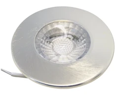 Nordtronic Įleidžiamas šviestuvas Gabriella 350mA LED 4W 930, 320 liumenų, 35°, šlifuotas aliuminis