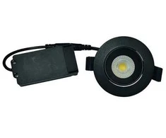 Nordtronic Įleidžiamas šviestuvas „Velia Low Profile“ 5W 3000K Cri>95 rudas, matinis rudas