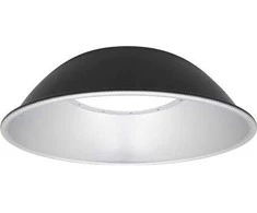Nordtronic „ECOtech“ aukštųjų patalpų reflektorius – aliuminis, matinės spalvos