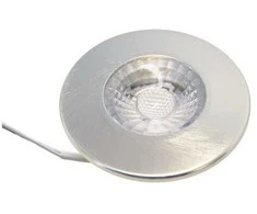 Nordtronic Įleidžiamas šviestuvas Gabriella 350mA LED 4W 927, 294 liumenų, 35°, šlifuoto aliuminio