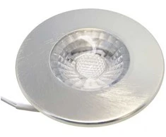 Nordtronic Įleidžiamas šviestuvas Gabriella 350mA LED 4W 927, 294 liumenų, 35°, šlifuoto aliuminio
