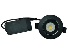 Nordtronic Įleidžiamas šviestuvas „Velia Low Profile“ 5W 3000K Cri>95 rudas, matinis rudas