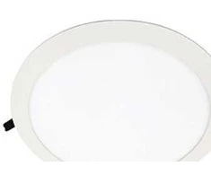 Nordtronic Lucette G2 Ø224 mm 18W 3000K - /4000K 1500/1600lm CRI90 IP44 Vidaus/lauko šviestuvas, reguliuojamo ryškumo, matinės baltos spalvos