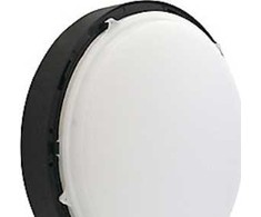 Nordtronic Palma Sieninis šviestuvas 12W - LED be priekinės dalies, CCT perjungiklis 3000K/4000K, matinis juodas, apvalus IP65