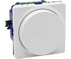 NORDTRONIC Rotary Dimmer Triac, matinė balta