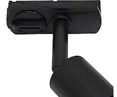 Nordtronic Taktinis šviestuvas 1F GU10 ECO - išskirtinis šviesos šaltinis, matinės juodos spalvos