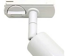 Nordtronic Taktinis šviestuvas 1F GU10 ECO - išskirtinis šviesos šaltinis, matinės baltos spalvos