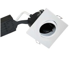 Italux Nordtronic Uni Install - Downlight ekskl. GU10 Lyskilde - Firkantet Hvid