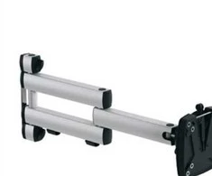 Laikiklis Novus 1.1 TSS Folding arm 3 Monitorius Arm Antracyt, Sidabrinė