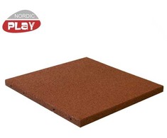 Falk guminės plytelės 50x50x3 cm raudonos NORDIC PLAY Active (810-167)