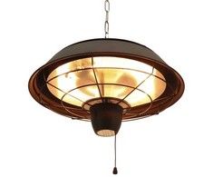 Nsh Nordic HORTUS pakabinamas terasos šildytuvas, modelis 1500 W, HA, Ø42 cm, juodas (211-301)